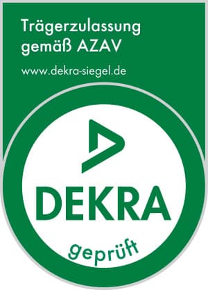 DEKRA geprüft — Trägerzulassung gemäß AZAV